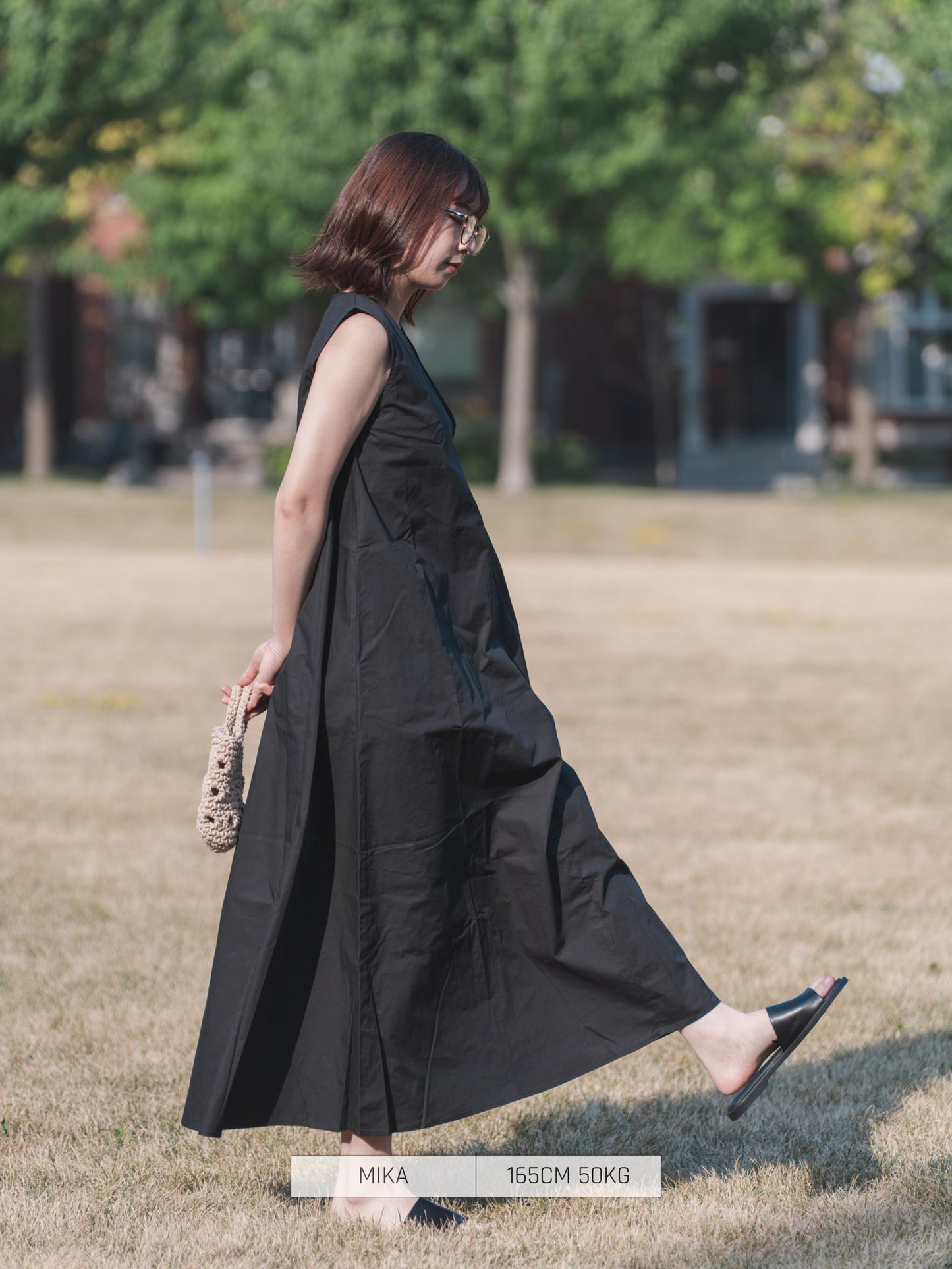 Bleaf Co Casual Dress V-Neck Cool Touch