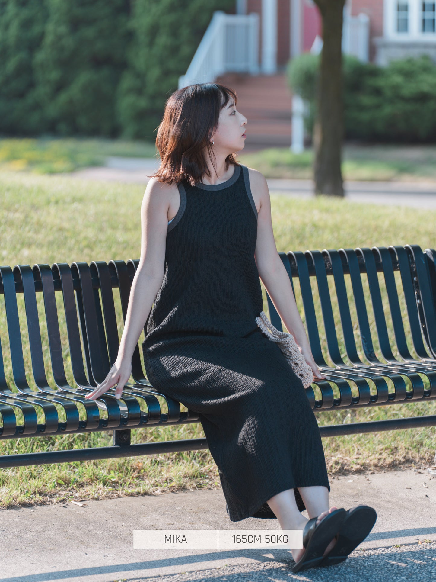 Bab Casual Dress with Cup Pad American Sleeves Dress