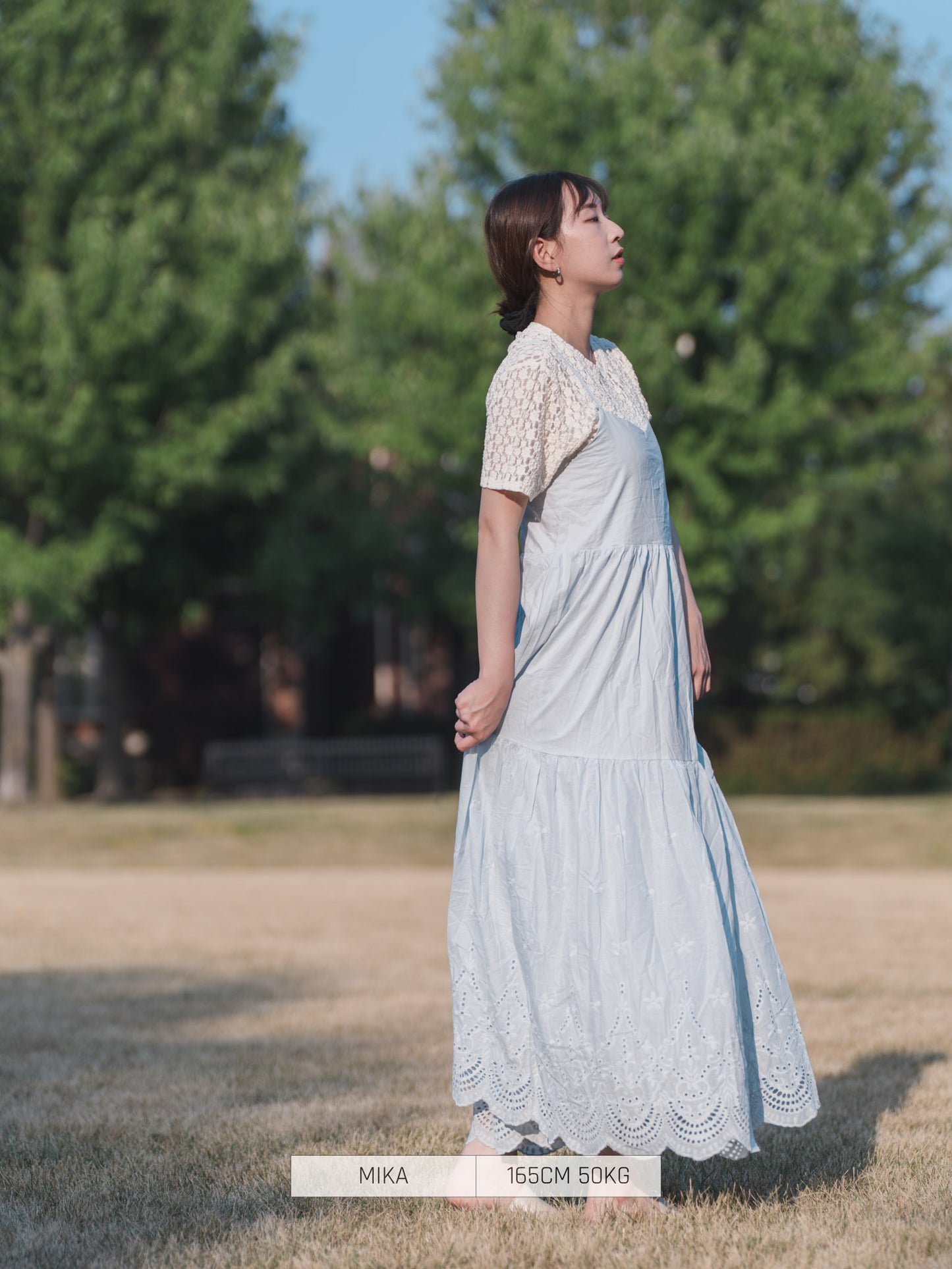 BLUE EAST Casual Dress Ladies fashion Camisole Dress Cotton