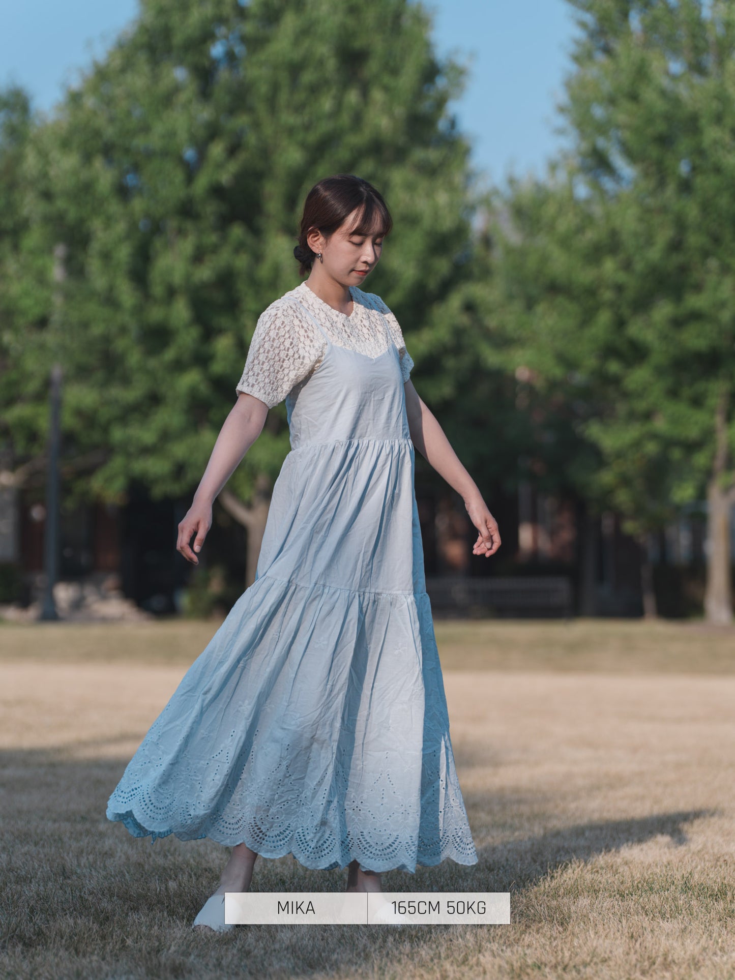 BLUE EAST Casual Dress Ladies fashion Camisole Dress Cotton