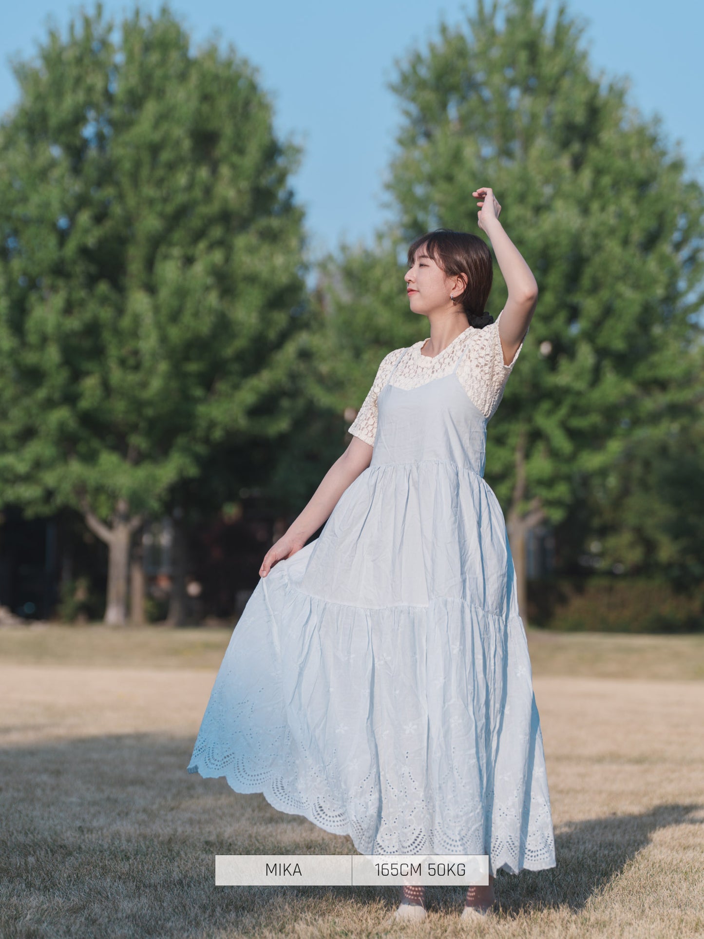 BLUE EAST Casual Dress Ladies fashion Camisole Dress Cotton
