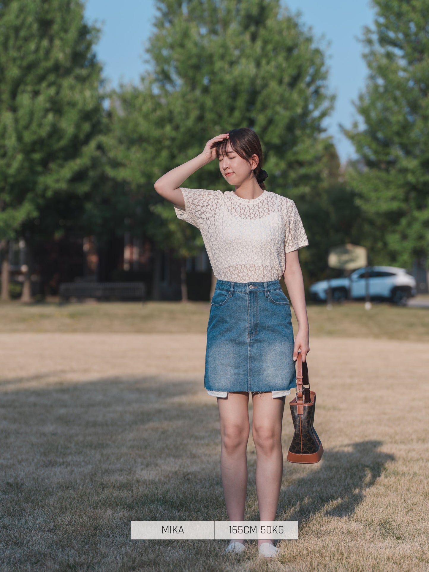 Bleaf Co Skirt denim Mini Skirt