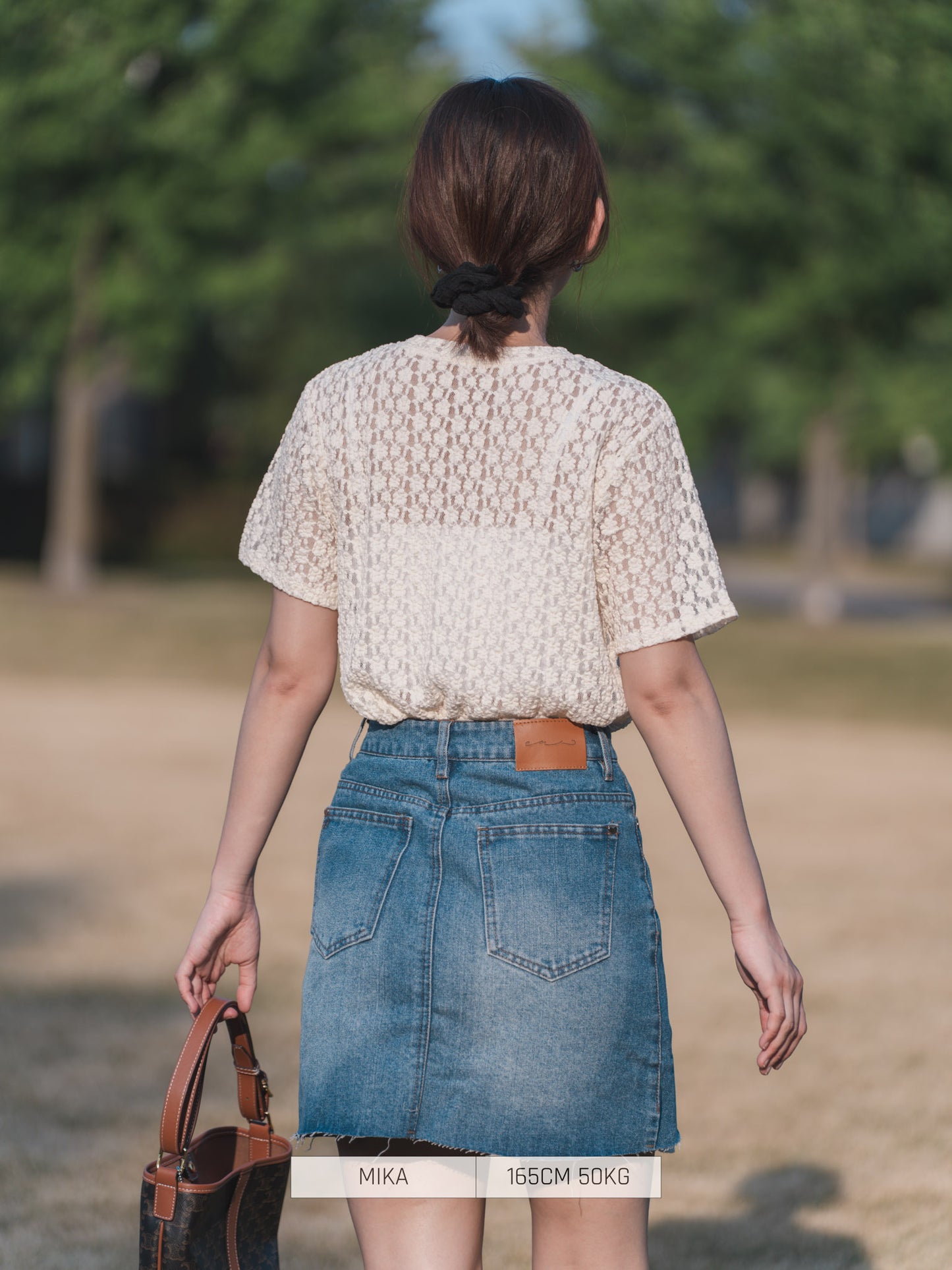 Bleaf Co Skirt denim Mini Skirt