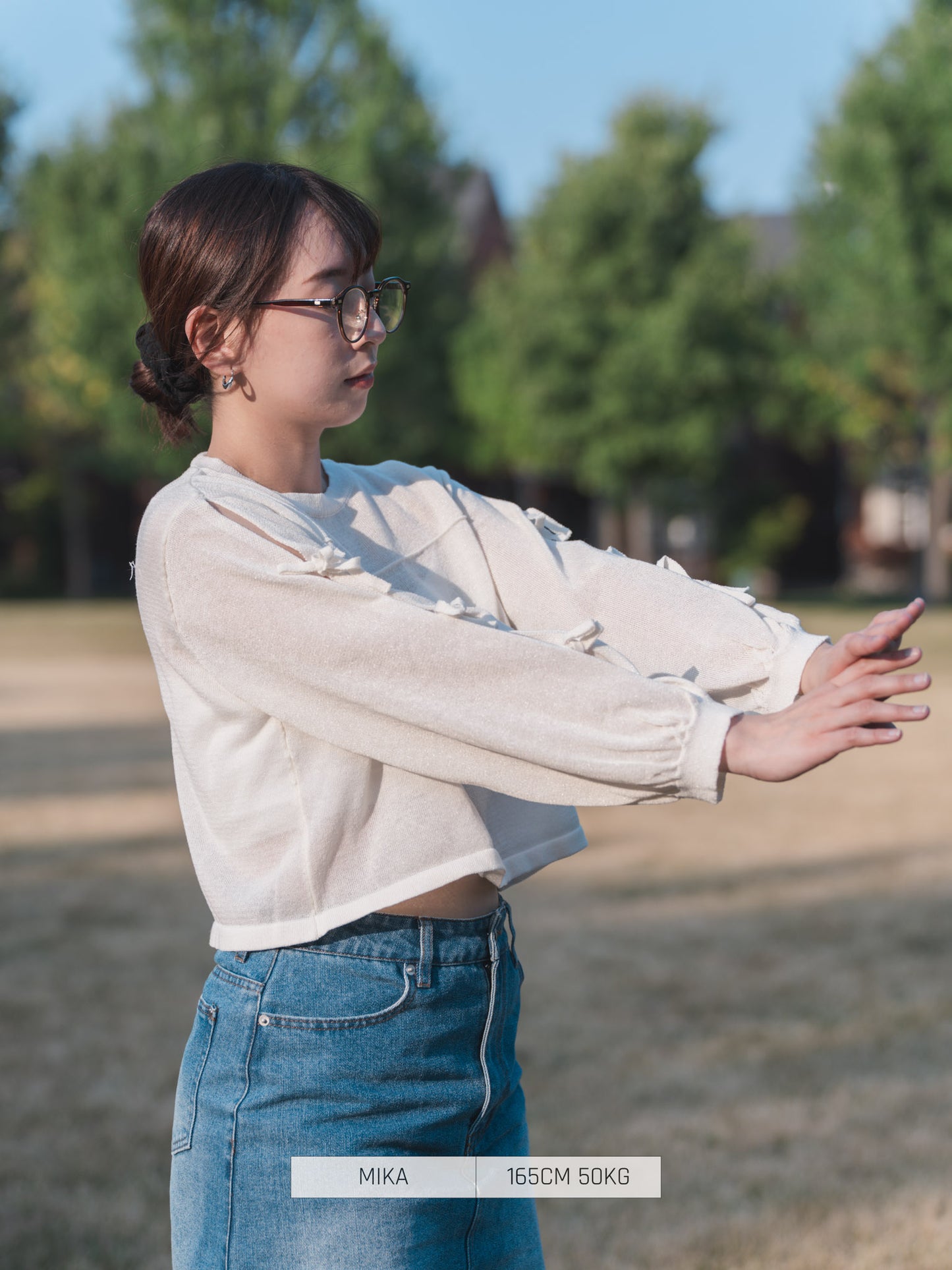 Bab Sweater/Knitwear Sleeve Ribbon Popular Design