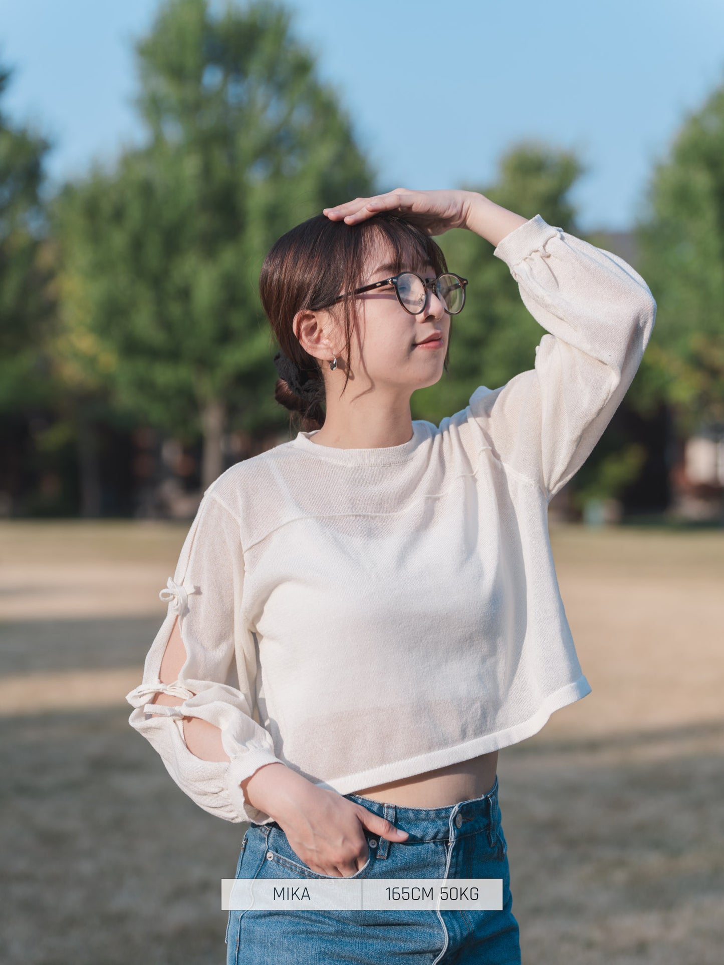 Bab Sweater/Knitwear Sleeve Ribbon Popular Design