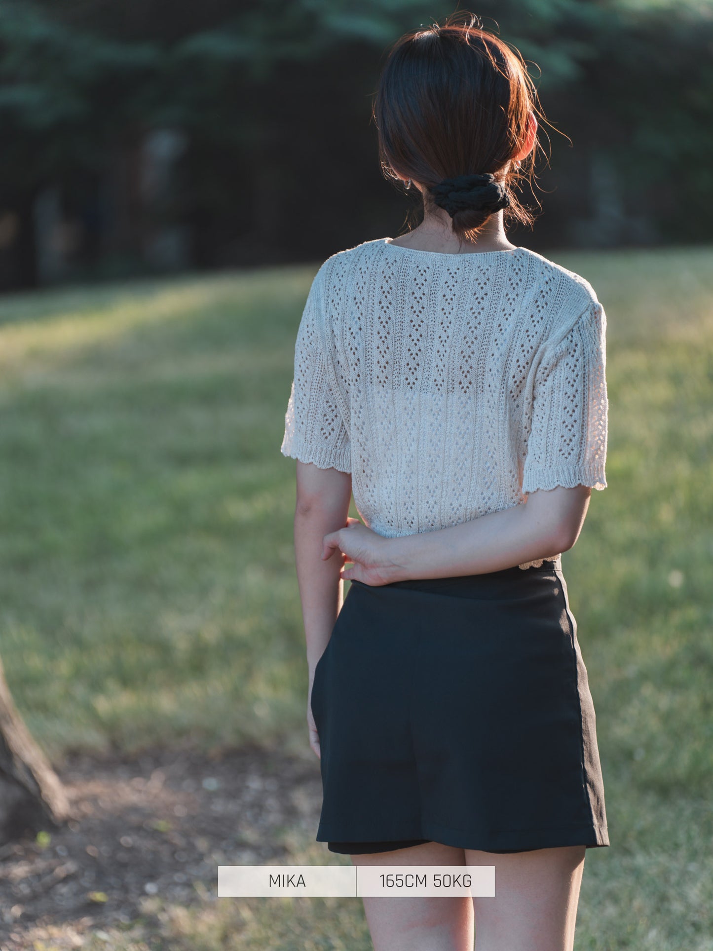BLUE EAST Cardigan Short-Sleeved Cardigan V-Neck Short Sleeve