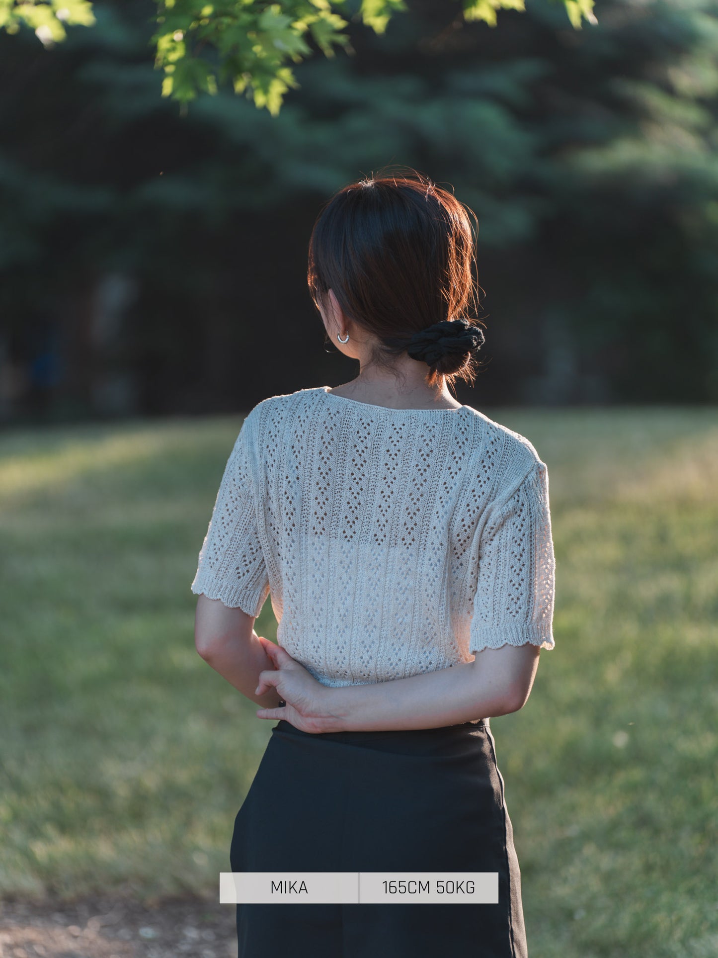 BLUE EAST Cardigan Short-Sleeved Cardigan V-Neck Short Sleeve