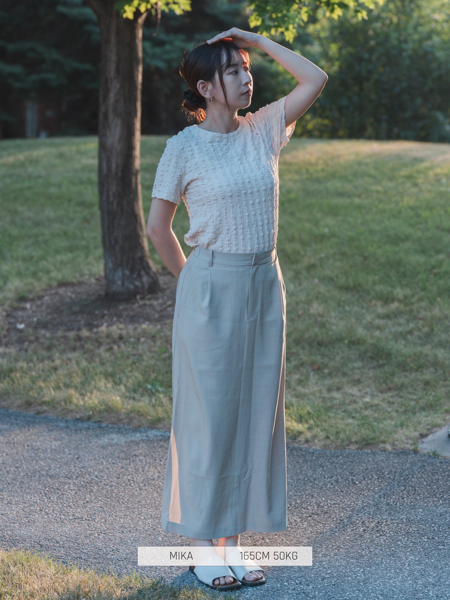 CIEL'AIR Skirt Long Skirt I-line