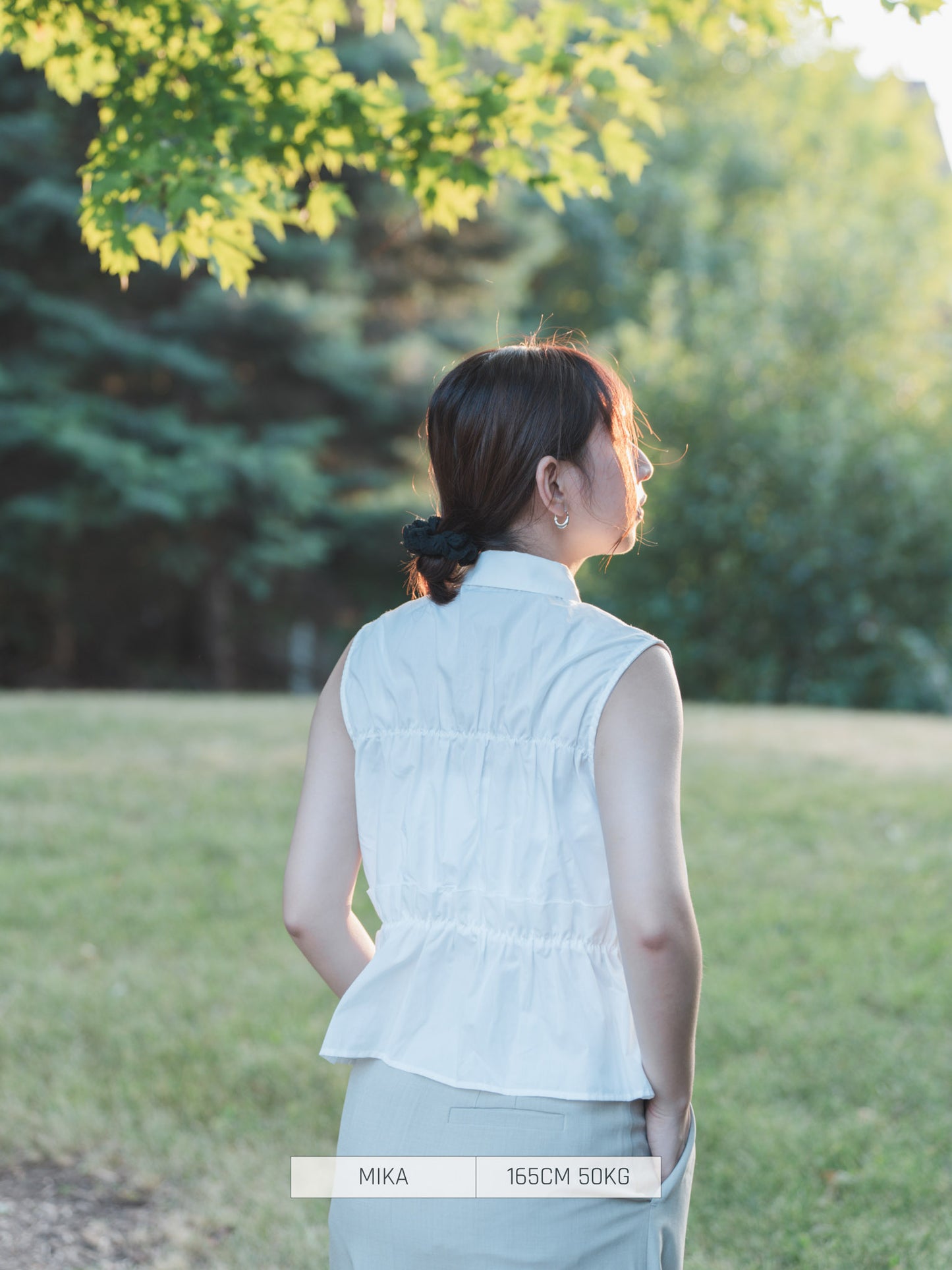Bab Button Shirt/Blouse Sleeve Blouse