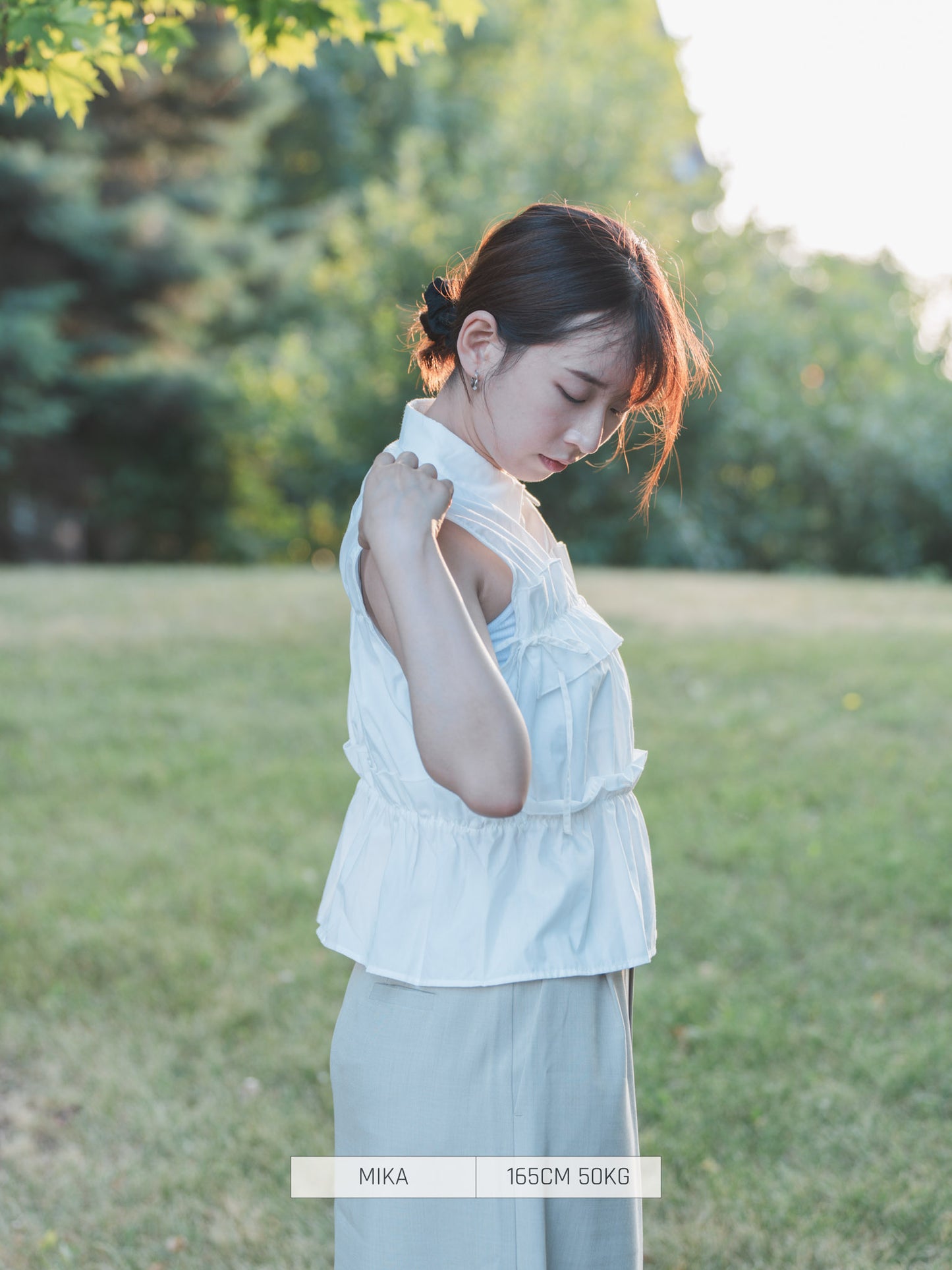 Bab Button Shirt/Blouse Sleeve Blouse