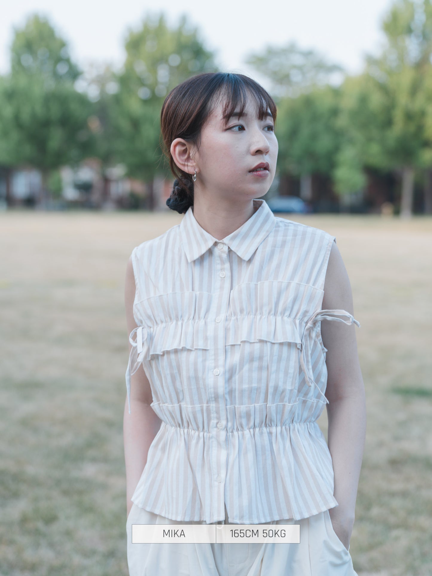Bab Button Shirt/Blouse Sleeve Blouse
