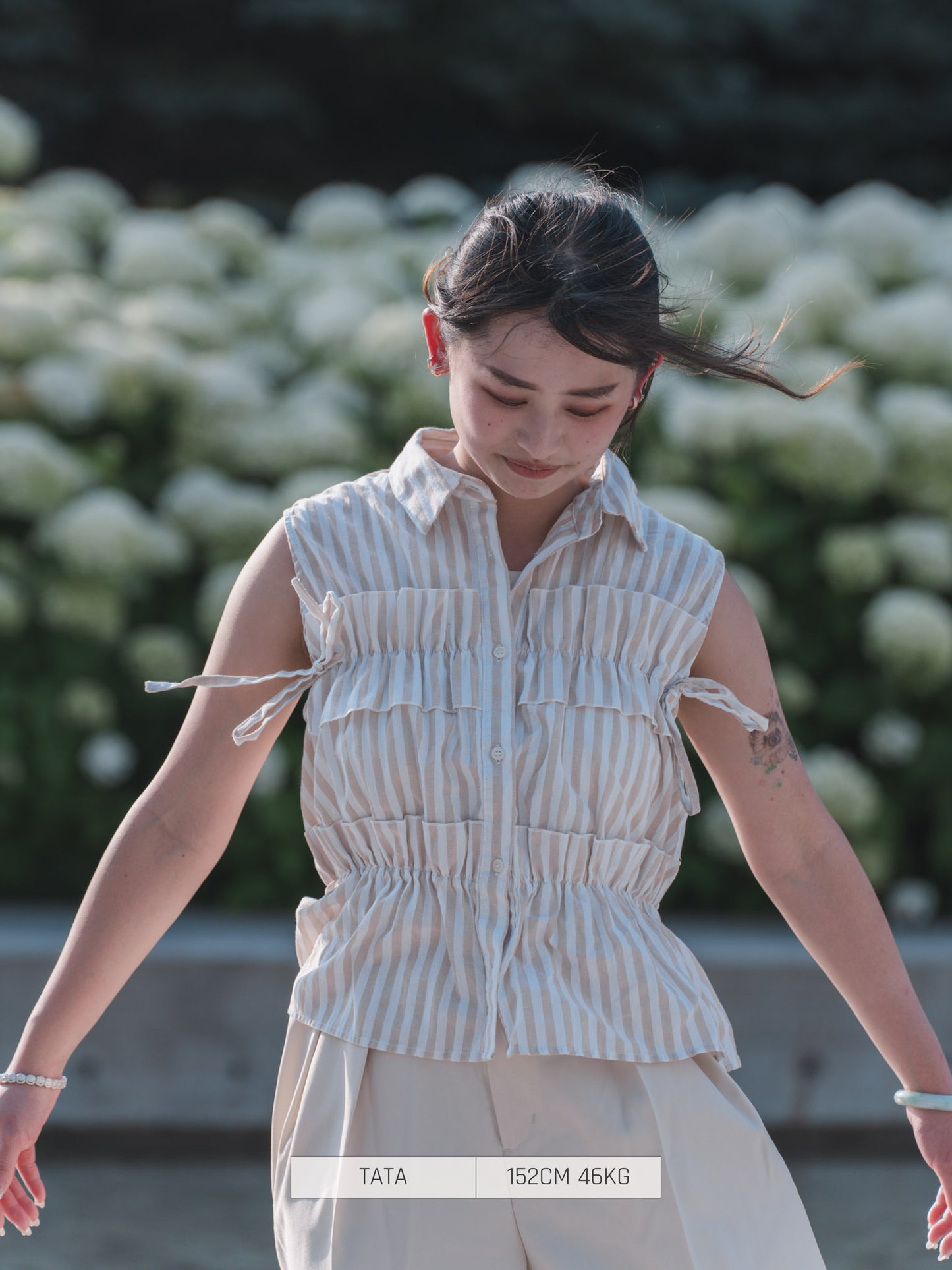 Bab Button Shirt/Blouse Sleeve Blouse