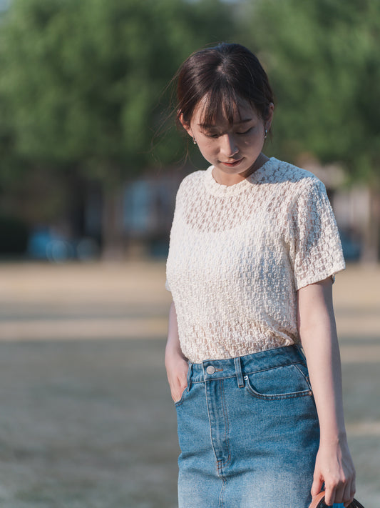 Bleaf Co T-shirt Lace