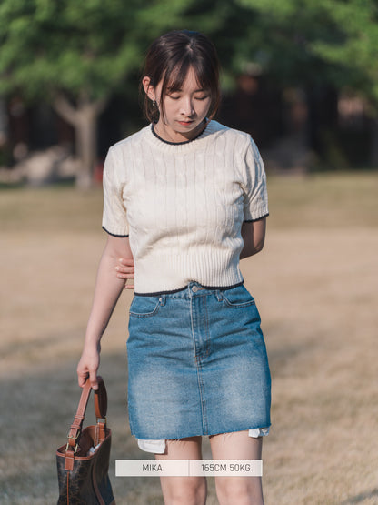 BLUE EAST Sweater/Knitwear Short Sleeve