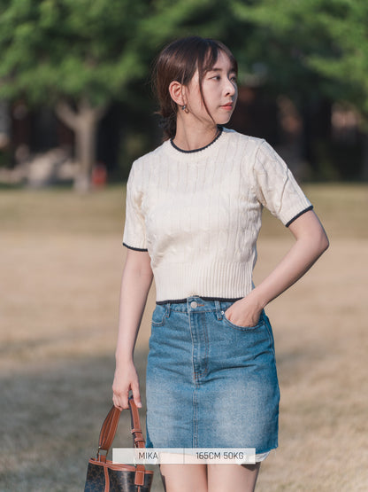 BLUE EAST Sweater/Knitwear Short Sleeve