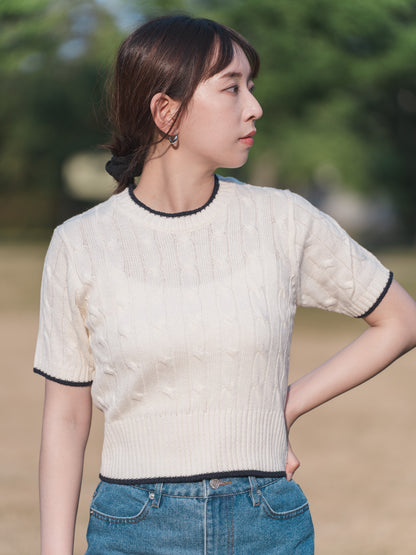 BLUE EAST Sweater/Knitwear Short Sleeve