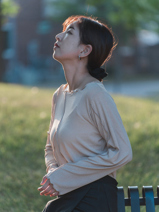 Bab T-shirt Asymmetrical Mellow Top