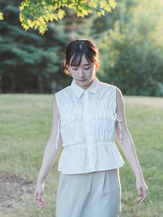 Bab Button Shirt/Blouse Sleeve Blouse