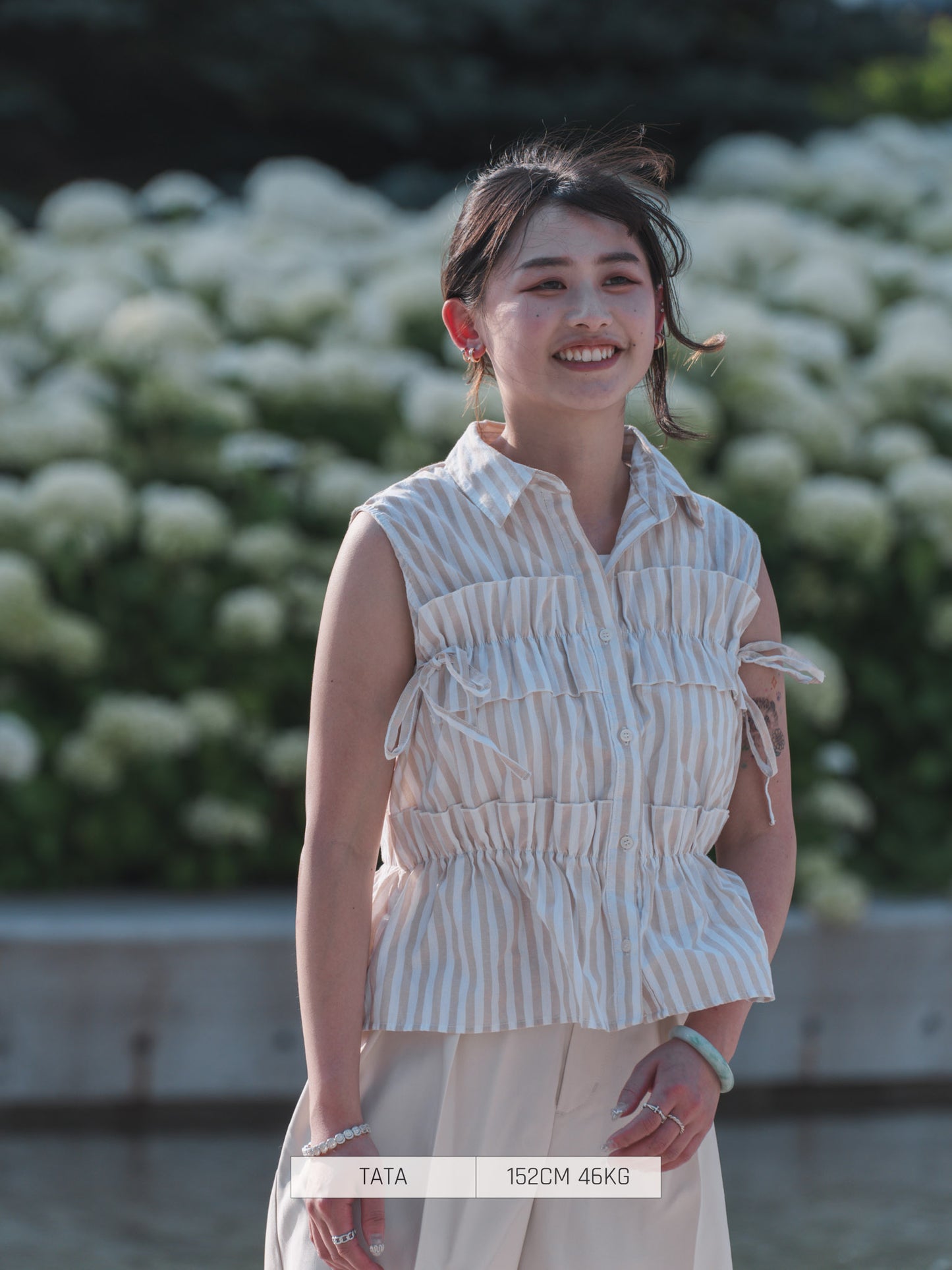 Bab Button Shirt/Blouse Sleeve Blouse