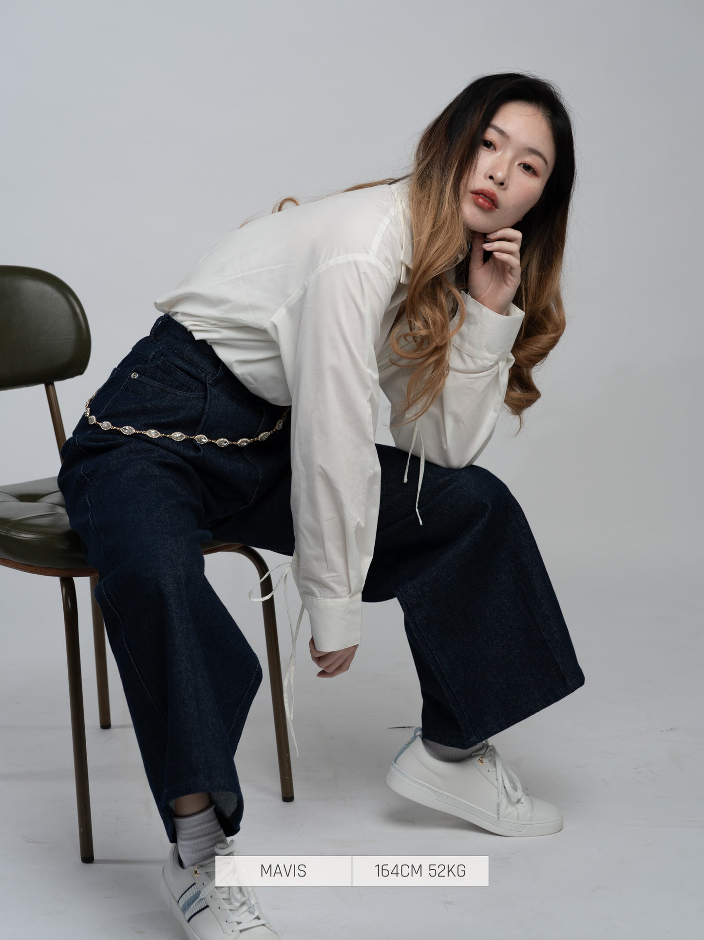 Preorder - Denim Cropped Pant Bottom [2025 Winter]