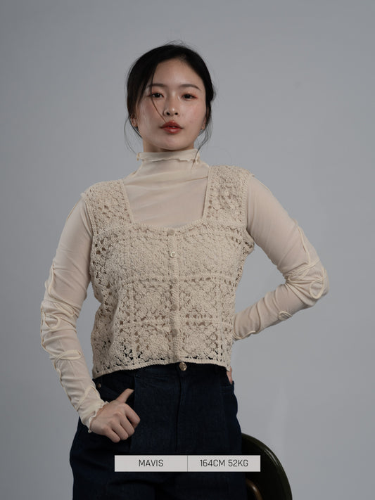 Preorder - Bab Tank Crochet style 2-way bustier