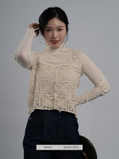 Preorder - Bab Tank Crochet style 2-way bustier