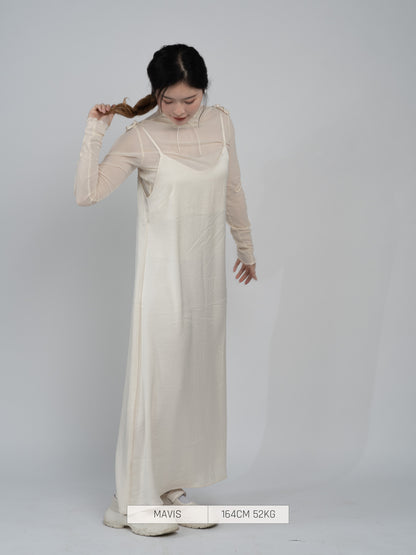 Bab Casual Dress Camisole Dress Black/White