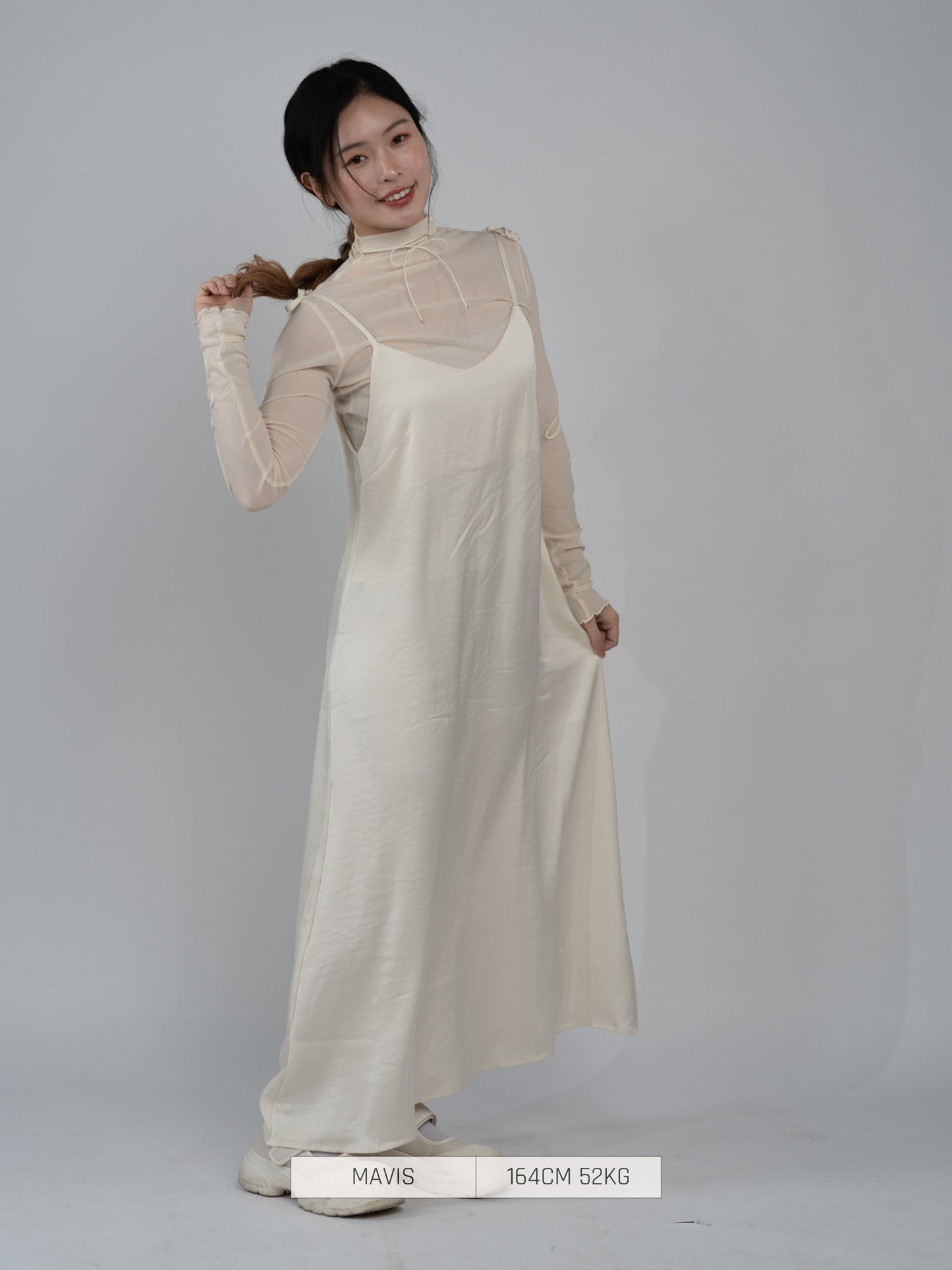 Bab Casual Dress Camisole Dress Black/White