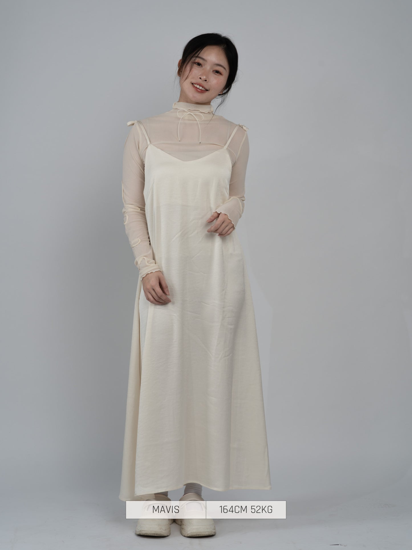 Bab Casual Dress Camisole Dress Black/White