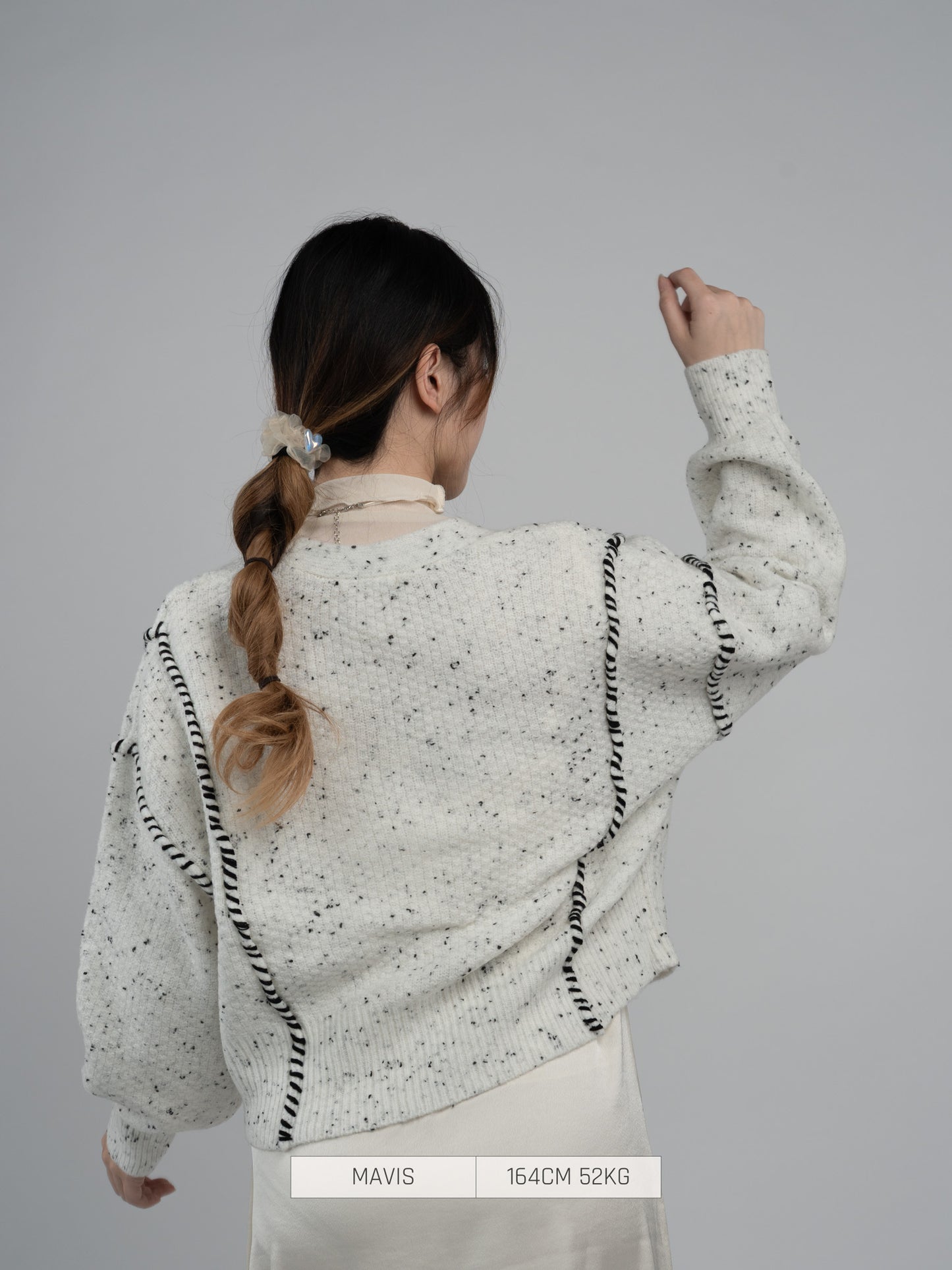 Preorder - Bab Cardigan light gray [2025 Winter]