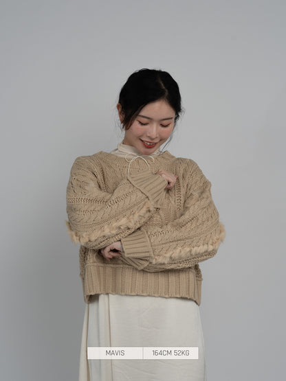 Bab Sweater/Knitwear Rabbit Fur [2025 winter]