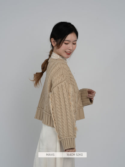 Bab Sweater/Knitwear Rabbit Fur [2025 winter]