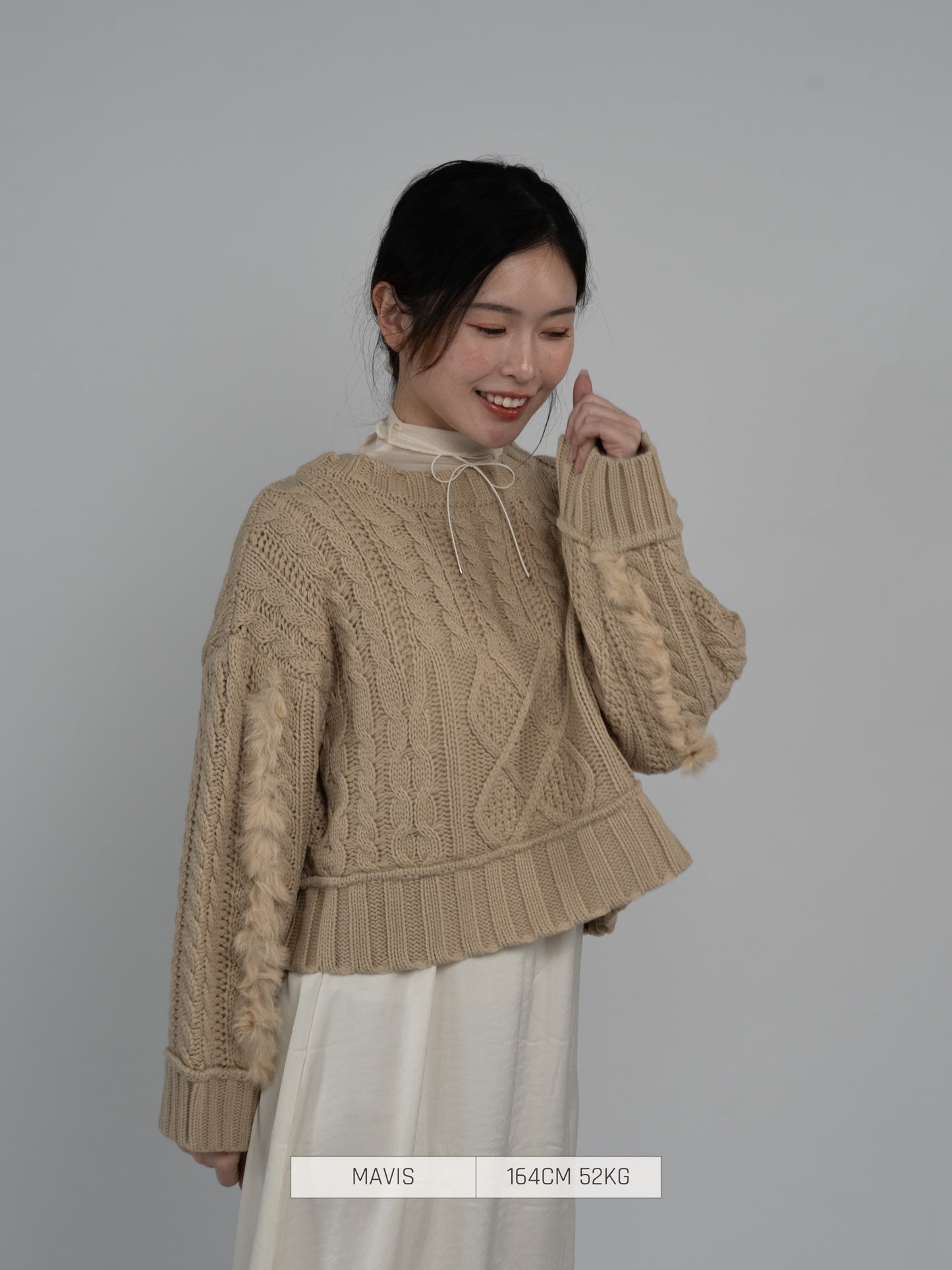 Bab Sweater/Knitwear Rabbit Fur [2025 winter]