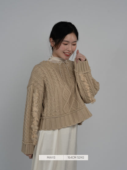 Bab Sweater/Knitwear Rabbit Fur [2025 winter]