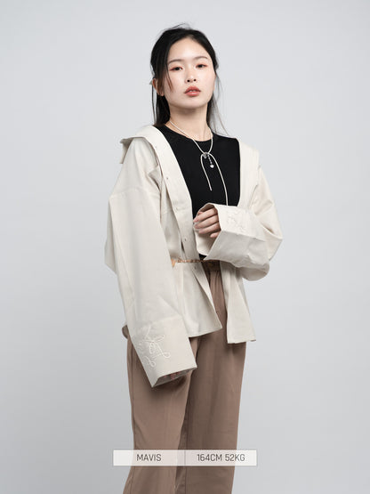 Bab Design Button Shirt Overshirt [2025 Winter]