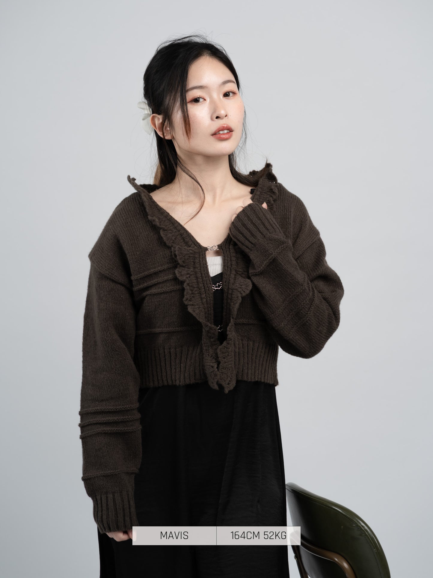 Preorder - Bab Cardigan Brown [2025 winter]