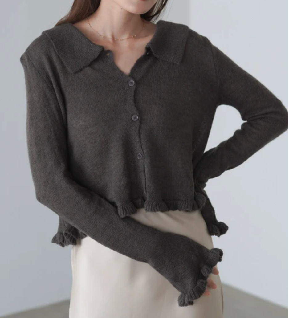 Bab Cardigan Knitwear Brown[2025 Winter]