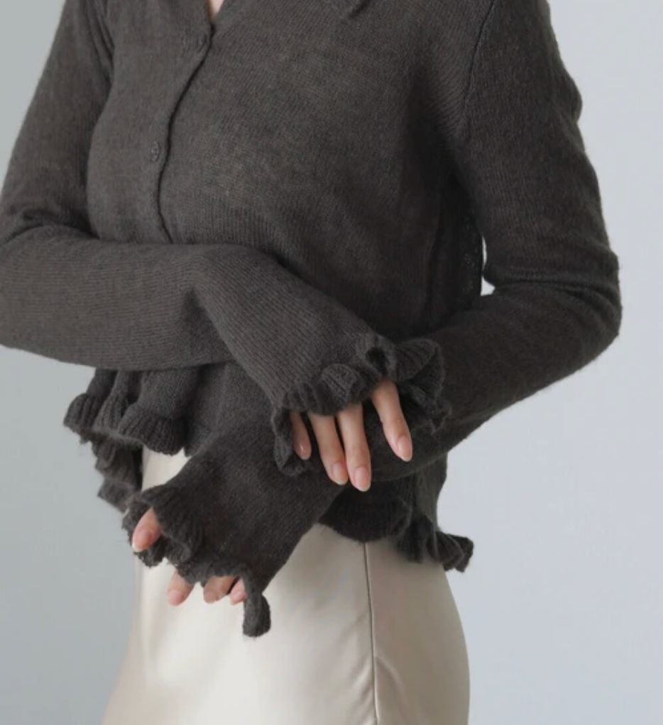 Bab Cardigan Knitwear Brown[2025 Winter]