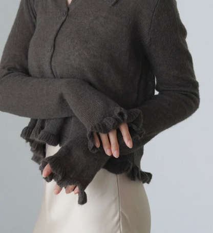 Bab Cardigan Knitwear Brown[2025 Winter]