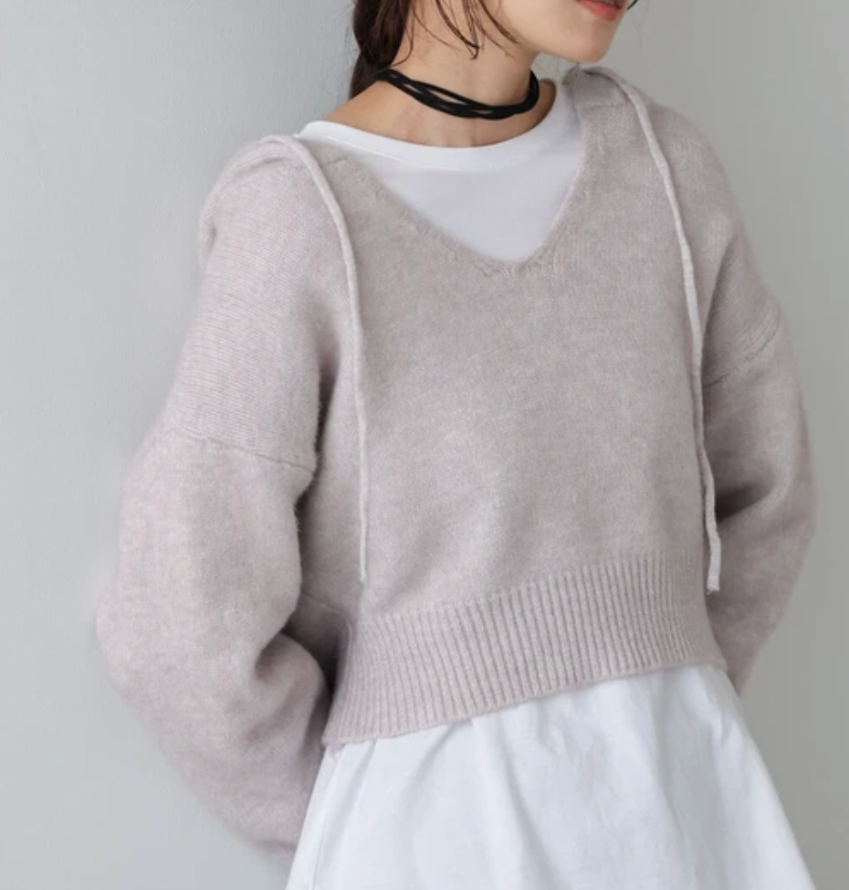 Preorder - Bab Sweater/Knitwear Knit Tops Compact [2025Winter]